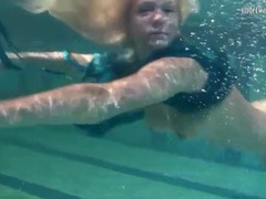 Find-Best-Pussy.com presents: Blonde is a great swimmer with nice tits