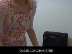 Find-Best-Pussy.com presents: Old pervert man gets ridden by a young hotel maid