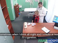 Find-Best-Pussy.com presents: Fake hospital petite blonde deepthroats a thick dick