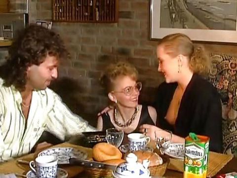 Find-Best-Pussy.com presents: Two stunning german chicks sharing a loaded cock on the kitchen table