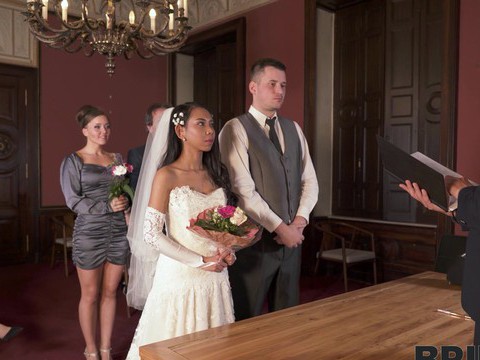 Find-Best-Pussy.com presents: Hot ass bride killa raketa drops her panties to ride a hard dick