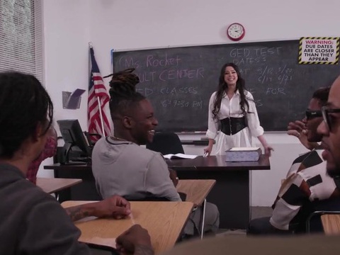 Find-Best-Pussy.com presents: Hardcore interracial fucking in the office with a cum loving slut