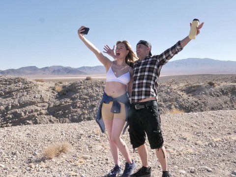 Find-Best-Pussy.com presents: Amber moore enjoys while giving her lover a good blowjob