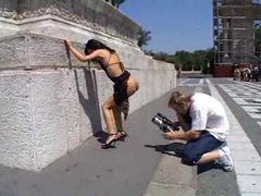 Find-Best-Pussy.com presents: Girl has sex in a public square