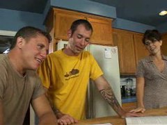 Find-Best-Pussy.com presents: Horny mother fucked on kitchen table