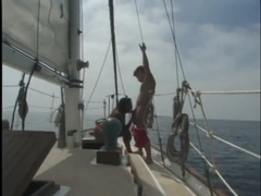 Find-Best-Pussy.com presents: Interracial on a boat with a beautiful black girl