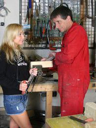 Find-Best-Pussy.com presents: Blonde teenage beauty fucking her old and horny handyman