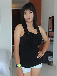 Find-Best-Pussy.com presents: Stunning Thai babe with big puffy tits gets a creampie surprise