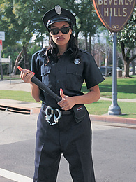 Find-Best-Pussy.com presents: Cherry Lee, This Corrupt L.A. Cop Takes What She Wants