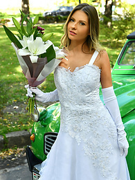 Find-Best-Pussy.com presents: Naughty bride Rebecca Volpetti takes a photographer assistant's stiff dick