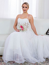 Find-Best-Pussy.com presents: Blonde bride Anna Khara has sex with the groom and a photographer at once